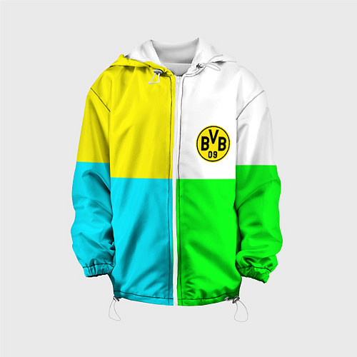 Детская куртка Borussia color cport / 3D-Белый – фото 1