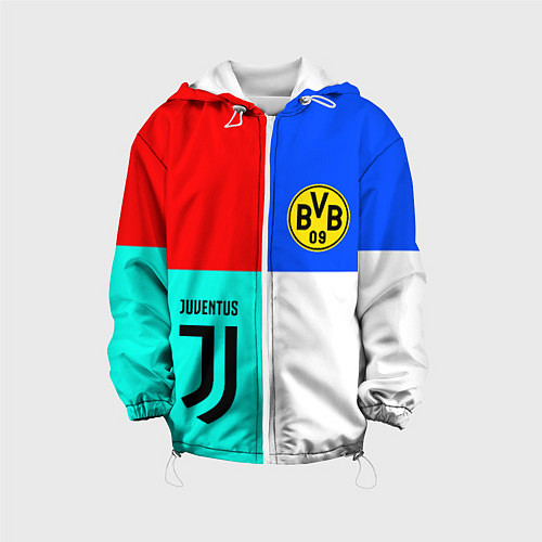 Детская куртка Juventus x Borussia / 3D-Белый – фото 1