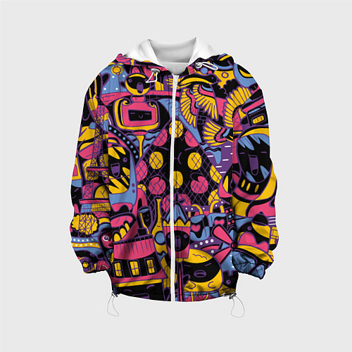 Детская куртка О Париж / 3D-Белый – фото 1