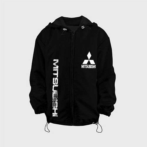 Детская куртка Mitsubishi logo white auto / 3D-Черный – фото 1