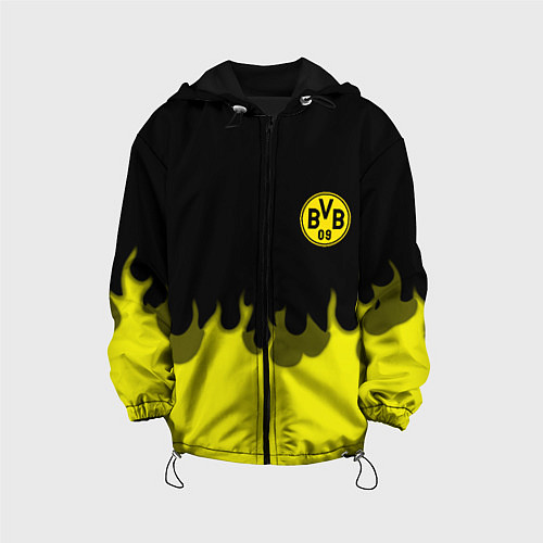 Детская куртка Borussia fire fc / 3D-Черный – фото 1