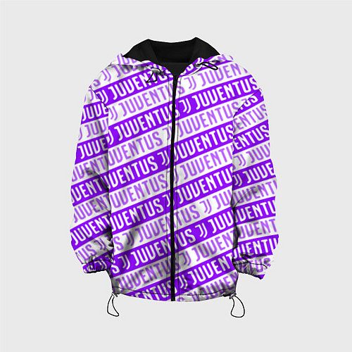 Детская куртка Juventus pattern / 3D-Черный – фото 1