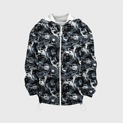 Детская куртка Выдры купаются в речке - паттерн