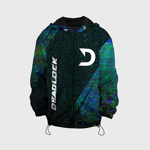 Детская куртка Deadlock glitch blue / 3D-Черный – фото 1