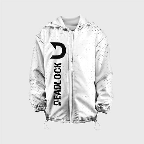 Детская куртка Deadlock glitch на светлом фоне по-вертикали / 3D-Белый – фото 1
