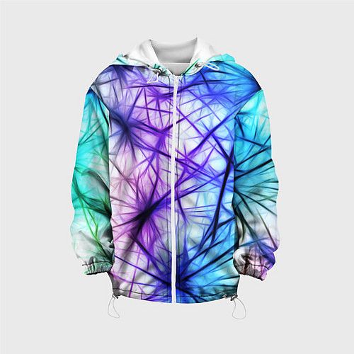 Детская куртка Неоновые нервы / 3D-Белый – фото 1