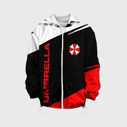 Детская куртка Umbrella corporation - resident evil / 3D-Белый – фото 1