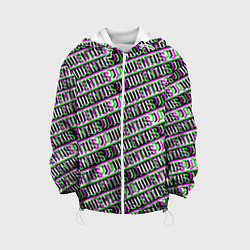 Детская куртка Juventus glitch pattern