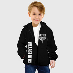 Куртка с капюшоном детская Одни из нас логотип, цвет: 3D-черный — фото 2