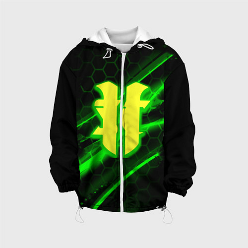 Детская куртка Starcraft 2 кислотные соты линии / 3D-Белый – фото 1