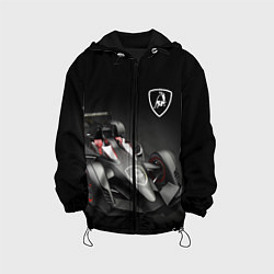Куртка с капюшоном детская Lamborghini F1, цвет: 3D-черный