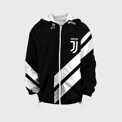 Детская куртка Juventus line white / 3D-Белый – фото 1