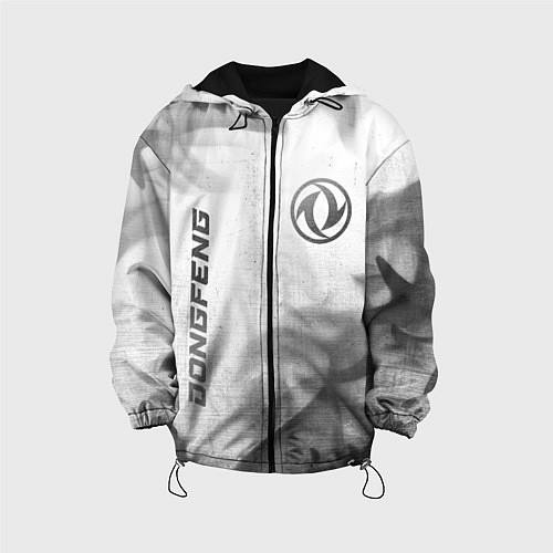 Детская куртка Dongfeng - white gradient вертикально / 3D-Черный – фото 1