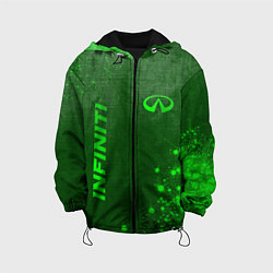 Детская куртка Infiniti - green gradient вертикально