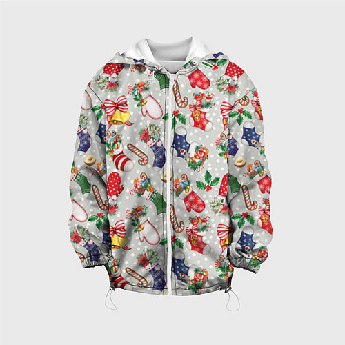 Детская куртка Christmas Pattern / 3D-Белый – фото 1