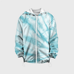 Детская куртка Голубой тай дай