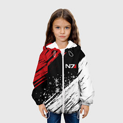 Куртка с капюшоном детская Mass Effect - Merry Christmas, цвет: 3D-белый — фото 2
