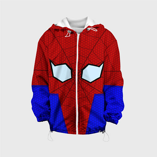 Детская куртка Spider-Man - eyes / 3D-Белый – фото 1