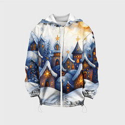 Детская куртка Снежный новогодний городок