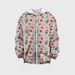 Куртка с капюшоном детская Щелкунчик и игрушки, цвет: 3D-белый