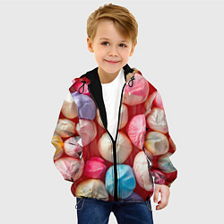 Куртка с капюшоном детская Зефирчик, цвет: 3D-черный — фото 2