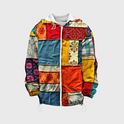Детская куртка Пэчворк из ярких тканей