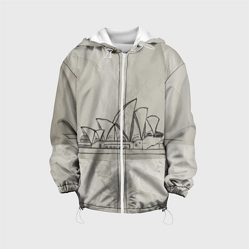 Детская куртка Сидней / 3D-Белый – фото 1