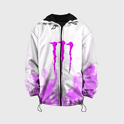 Детская куртка Monster energy neon flame