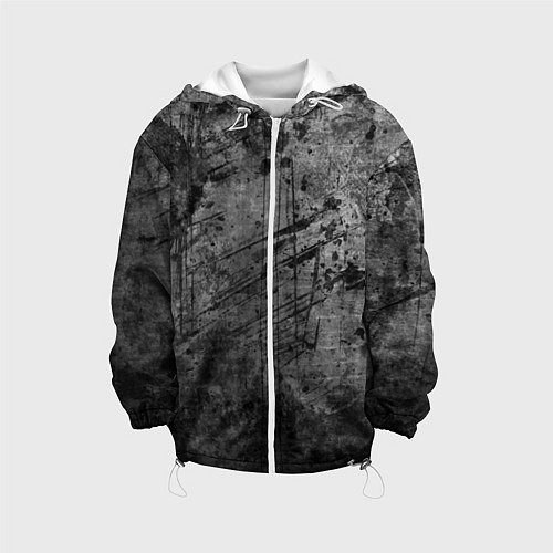 Детская куртка Абстракция - grunge break / 3D-Белый – фото 1