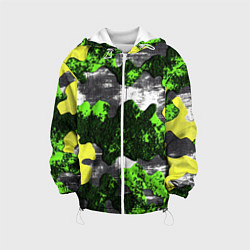 Детская куртка Камуфляж из брызг краски