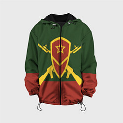 Детская куртка Мотострелковые войска: герб со щитом