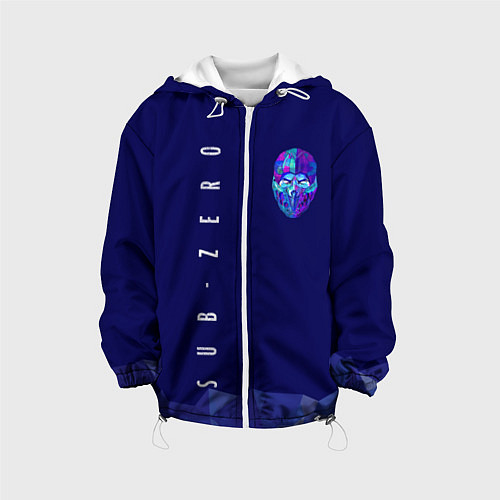 Детская куртка Mortal Kombat - Саб-Зиро / 3D-Белый – фото 1