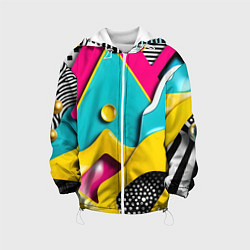 Детская куртка Праздничная абстракция