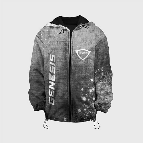 Детская куртка Genesis - grey gradient вертикально / 3D-Черный – фото 1