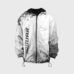 Куртка с капюшоном детская Jaguar - white gradient вертикально, цвет: 3D-черный