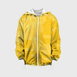 Детская куртка Геометрические фигуры желтые