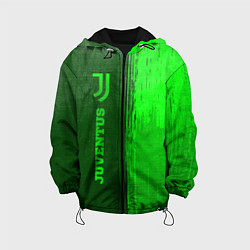 Детская куртка Juventus - green gradient по-вертикали