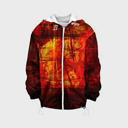 Детская куртка Абстракция - red grunge tear