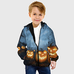 Куртка с капюшоном детская Костюмы для halloween, цвет: 3D-черный — фото 2