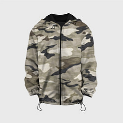 Детская куртка Песочный камуфляж