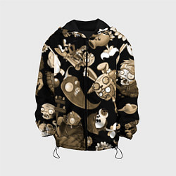 Детская куртка Растения против зомби в бежевом цвете