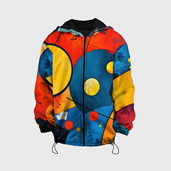 Детская куртка Динамичный красочный паттерн