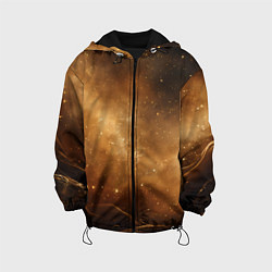 Детская куртка Песочный фон со звездами