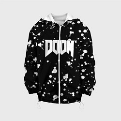 Детская куртка Doom белые краски всплеск