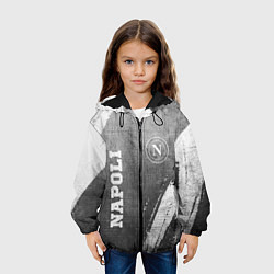 Куртка с капюшоном детская Napoli - grey gradient вертикально, цвет: 3D-черный — фото 2