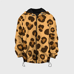 Детская куртка Коричневые пятна леопарда