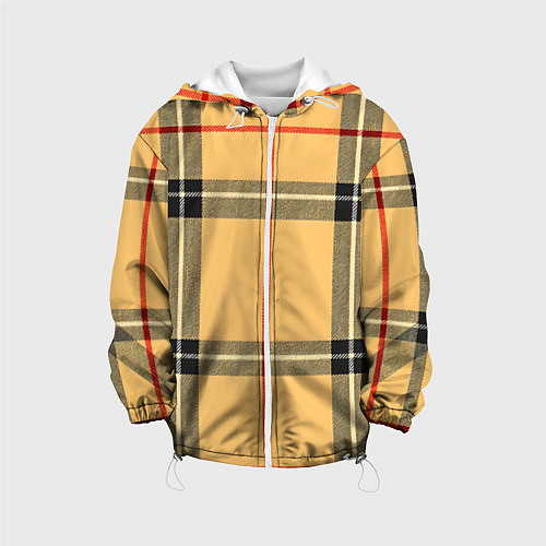 Детская куртка Классическая клеточка / 3D-Белый – фото 1
