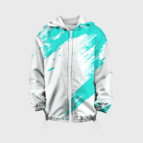 Детская куртка Color white light blue / 3D-Белый – фото 1