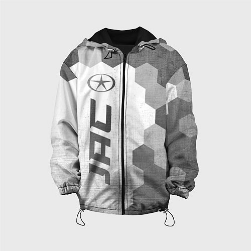 Детская куртка JAC - white gradient по-вертикали / 3D-Черный – фото 1