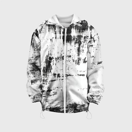 Детская куртка Color black and white / 3D-Белый – фото 1